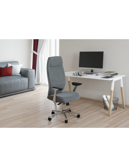 Офисное кресло CHAIRMAN HOME Vista, ткань велюр, серый