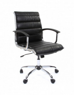 Офисное кресло CHAIRMAN 760 М, экокожа, черный