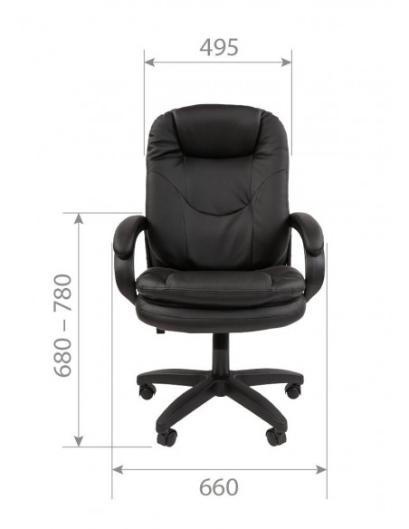 Офисное кресло CHAIRMAN 668LT NEW, экокожа, бежевый