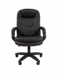 Офисное кресло CHAIRMAN 668LT NEW, экокожа, черный 2