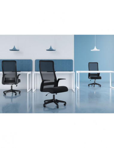 Офисное кресло CHAIRMAN 573 ткань/сетка, черный