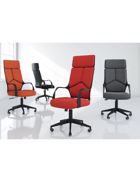 Офисное кресло CHAIRMAN 525, ткань, красный