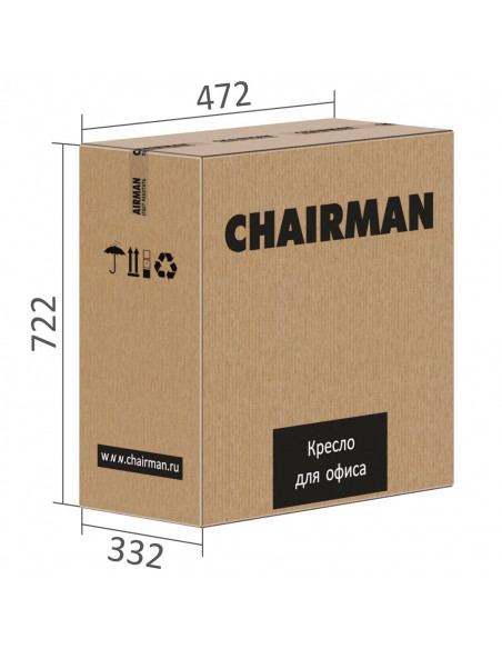 Офисное кресло CHAIRMAN 016, экокожа, бежевый