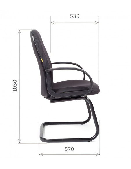 Офисное кресло CHAIRMAN 279V, ткань JP, серый