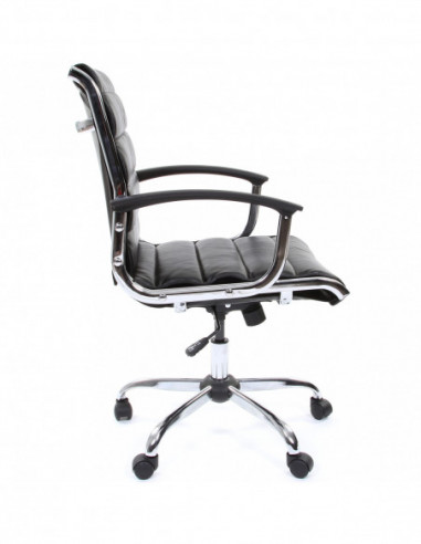 Офисное кресло CHAIRMAN 760 М, экокожа, черный