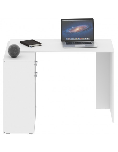 Стол компьютерный COMP CD 1350, белый, 137х50х75 см