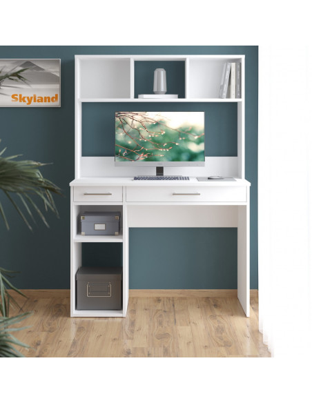 Стол компьютерный COMP CD 1080, белый, 100х50х148 см