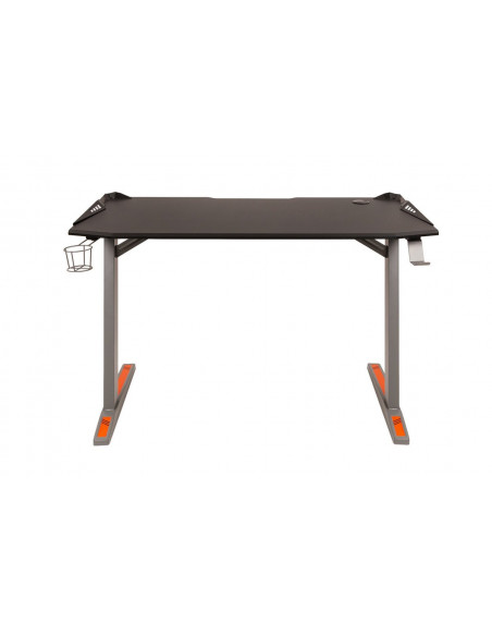 Стол компьютерный SKILLL CTG-003 120X60, Серая рама/черная столешница