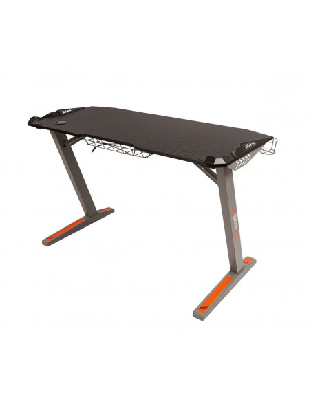 Стол компьютерный SKILLL CTG-003 120X60, Серая рама/черная столешница