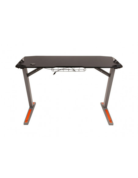 Стол компьютерный SKILLL CTG-003 120X60, Серая рама/черная столешница