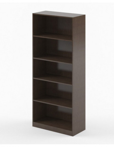 Стеллаж высокий SIMPLE, легно темный