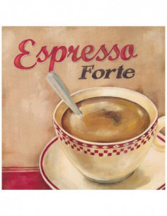 Картина Espresso forte, 30х30 см, рама жемчуг с серебром