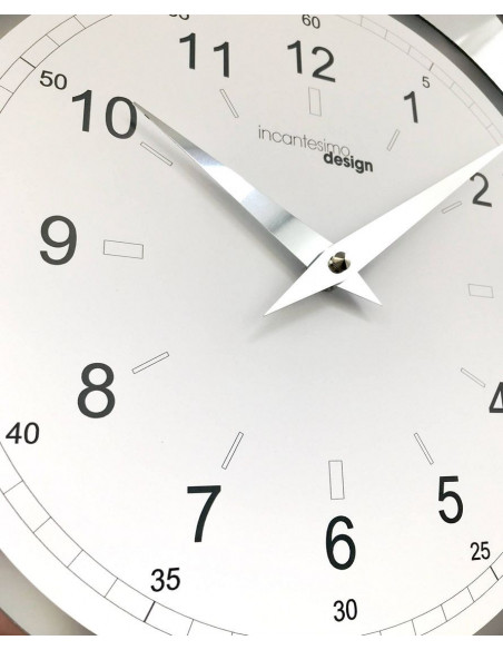 Часы настенные Tempus Pendulum с маятником, диаметр 45/серебристый металлик
