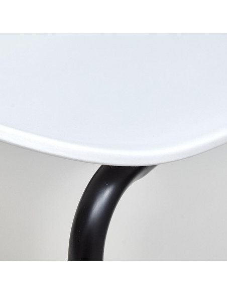 Стул Beetle Chair, металл/пластик белый