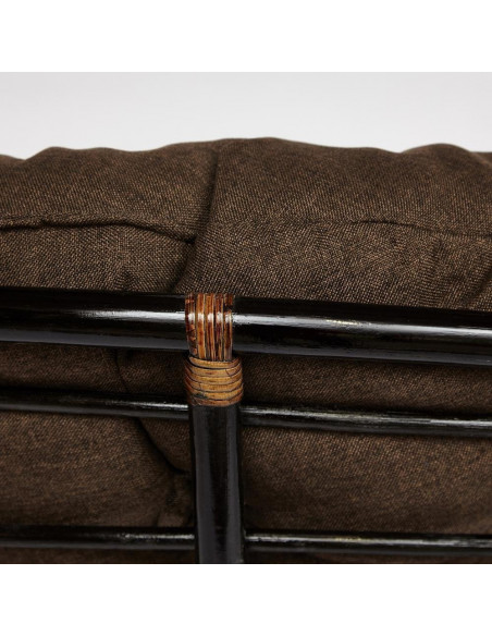Кресло PAPASAN с подушкой, ткань коричневый/аntique brown
