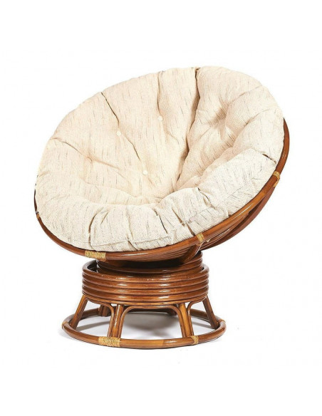 Кресло-качалка PAPASAN с подушкой, рecan