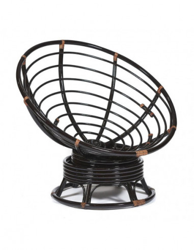 Кресло-качалка PAPASAN с подушкой, аntique brown