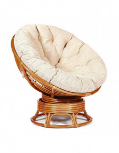 Кресло-качалка PAPASAN с подушкой, honey 2