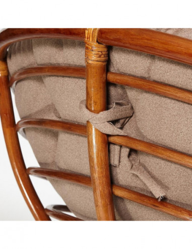 Кресло PAPASAN с подушкой, ткань экошерсть...