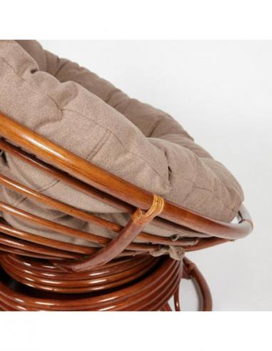 Кресло PAPASAN с подушкой, ткань экошерсть...