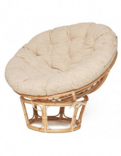 Кресло PAPASAN с подушкой, natural