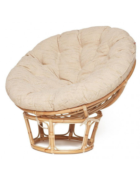 Кресло PAPASAN с подушкой, natural