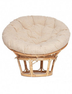 Кресло PAPASAN с подушкой, natural 2