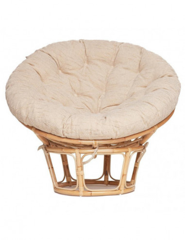 Кресло PAPASAN с подушкой, natural