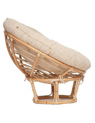Кресло PAPASAN с подушкой, natural