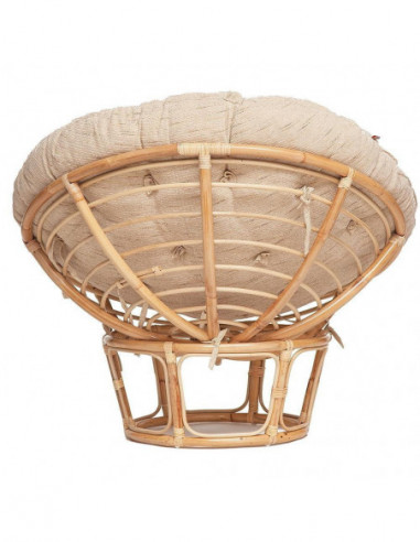 Кресло PAPASAN с подушкой, natural