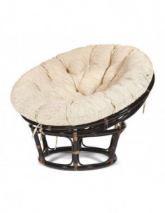 Кресло PAPASAN с подушкой, аntique brown