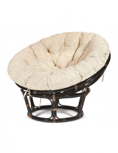 Кресло PAPASAN с подушкой, аntique brown