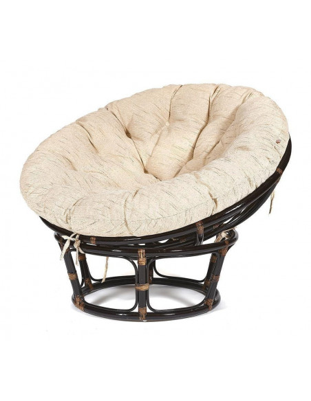 Кресло PAPASAN с подушкой, аntique brown