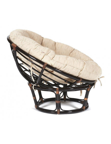 Кресло PAPASAN с подушкой, аntique brown