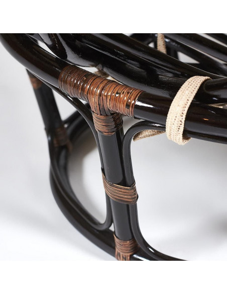 Кресло PAPASAN с подушкой, аntique brown